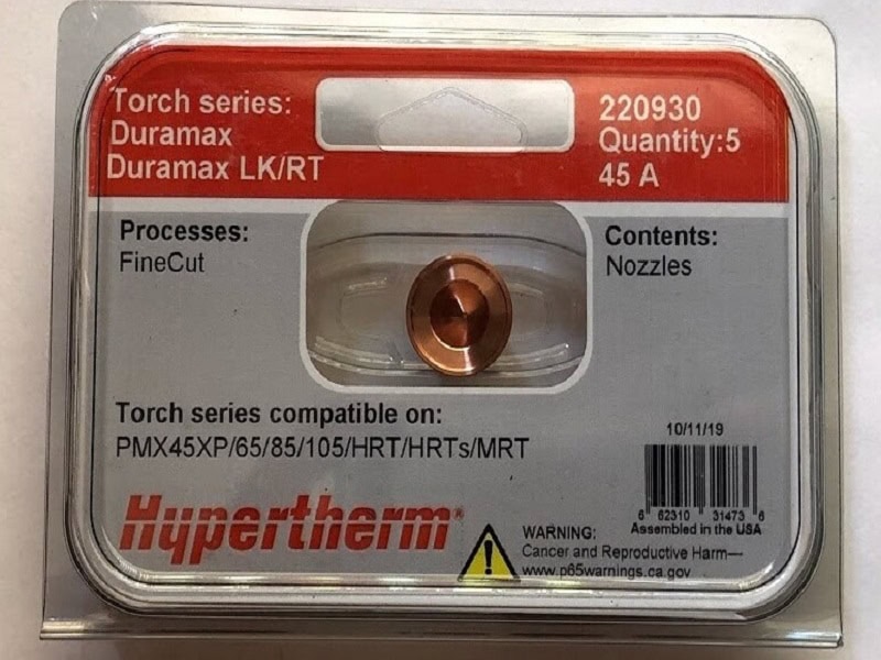 Cách Nhận Biết Phụ Kiện Cắt Plasma Hypertherm Chính Hãng