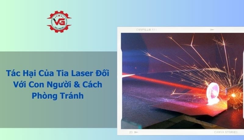 tác hại của tia laser đối với con người