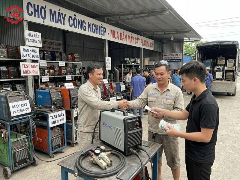 Công bố Kinh Nghiệm Mua Máy Cắt Plasma Cũ Chất Lượng Phù Hợp 8 gia may cat plasma cu