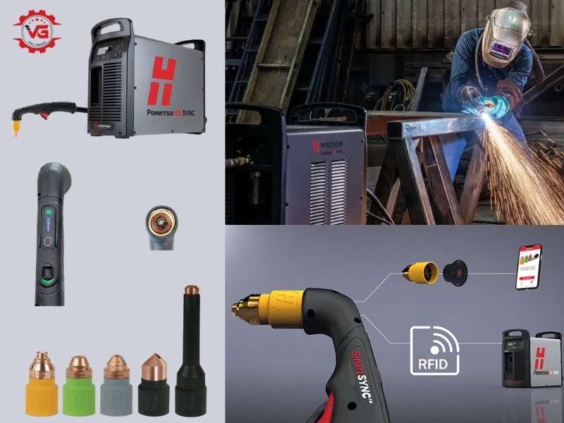 Phổ biến Máy Cắt Plasma Hypertherm Powermax105 SYNC® 5 plasma powermax105 sync