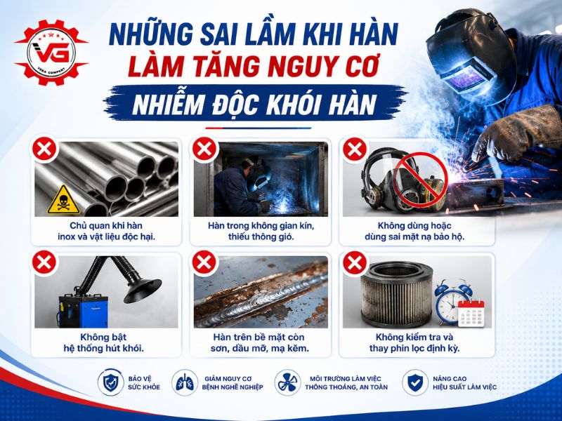 Suy nghiệm Khói Hàn Có Độc Không? Cách Phòng Tránh Hiệu Quả 9 ly do khien khoi hang tang cao