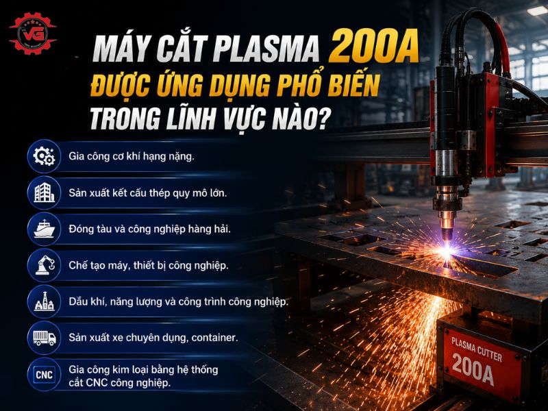 Công bố Máy Cắt Plasma 200A: Đặc Điểm, Ứng Dụng Và Top Sản Phẩm 13 may cat plasma 200a co ung dung gi