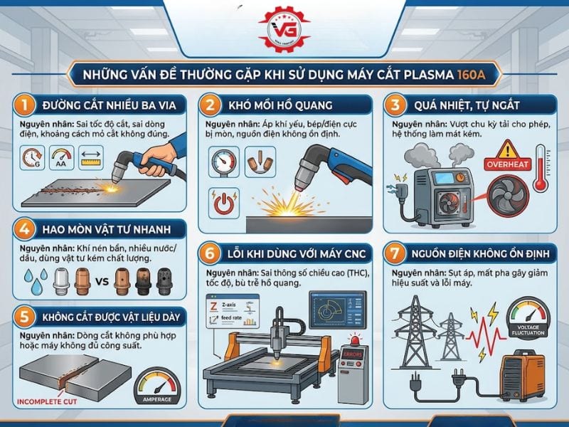 Khả năng Máy Cắt Plasma 160A: Đặc Điểm, Ứng Dụng, Top Sản Phẩm Tốt Nhất 21 su dung may cat plasma 160a
