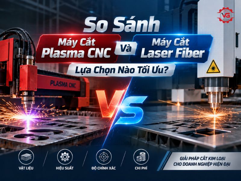 Đầy đủ So Sánh Máy Cắt Plasma CNC Và Laser Fiber: Lựa Chọn Nào Tối Ưu? 8 so sánh máy cắt plasma cnc và laser fiber